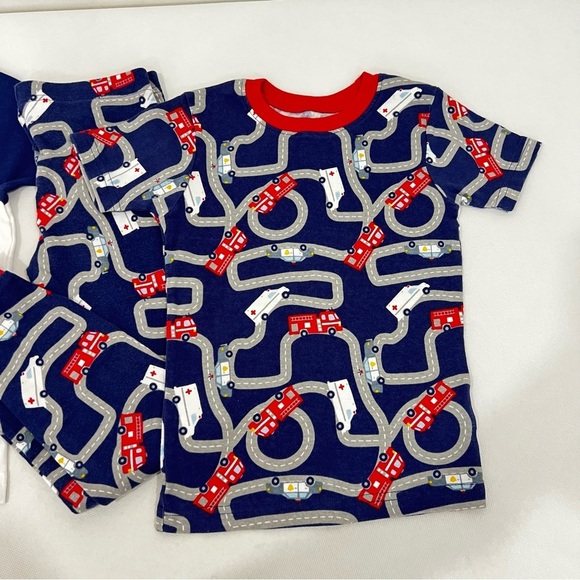 Carter's 3 Pcs Pajama Set Kids Size 5 Years Boys Firefighter Medical Print Blue - Picture 6 of 6